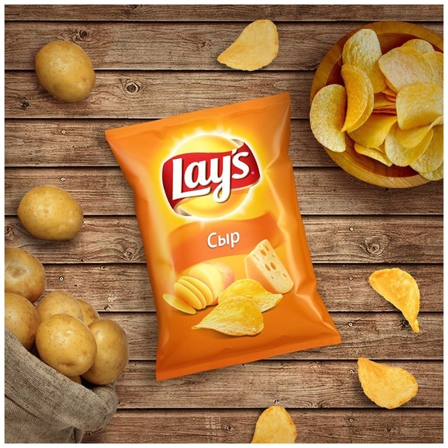 Чипсы lays сыр 90г