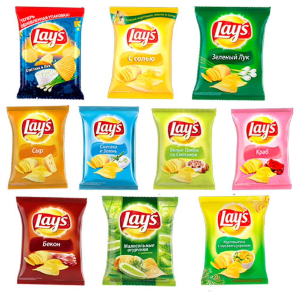 Чипсы Лейз 150 гр в ассортименте