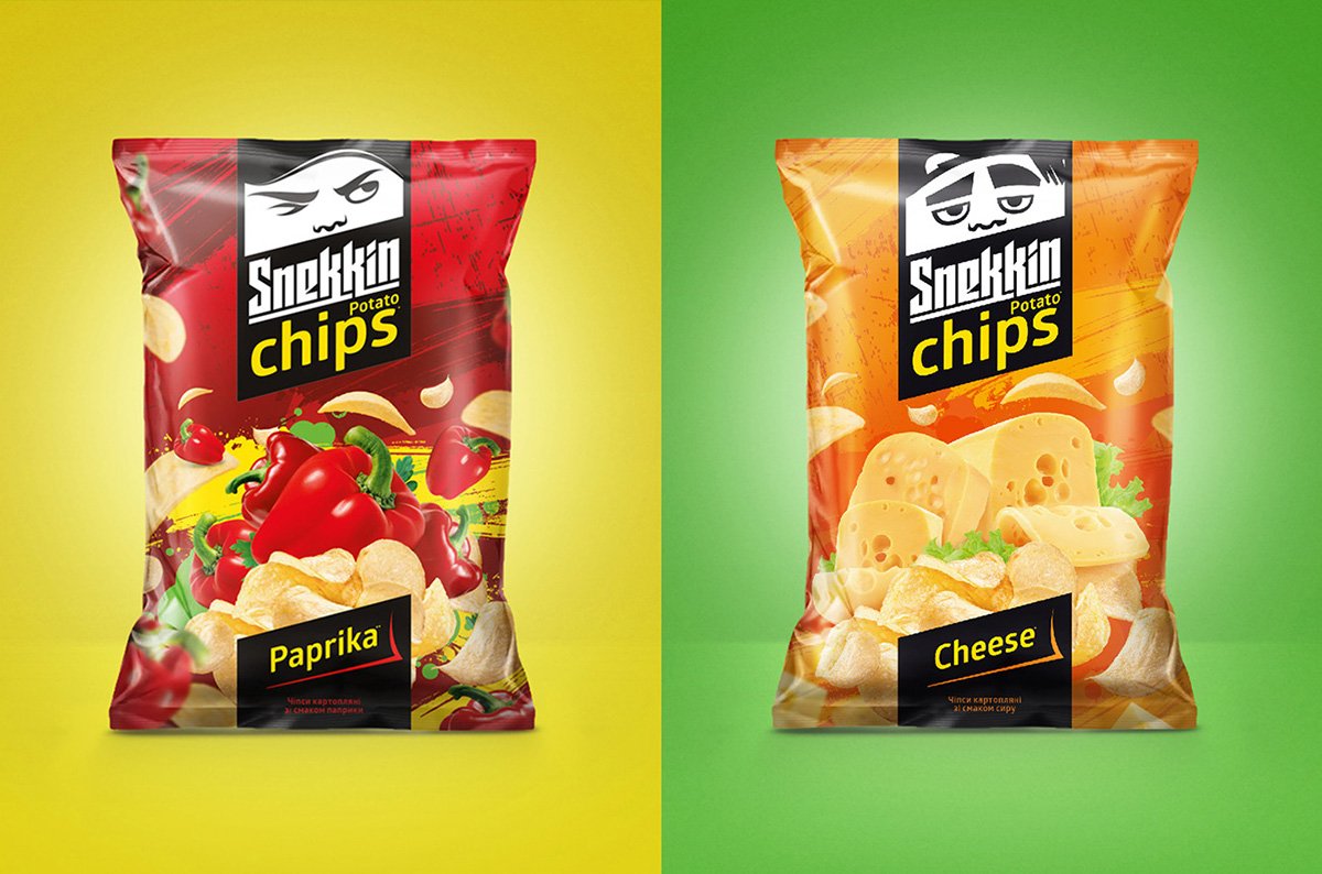 Дизайн упаковки чипсов