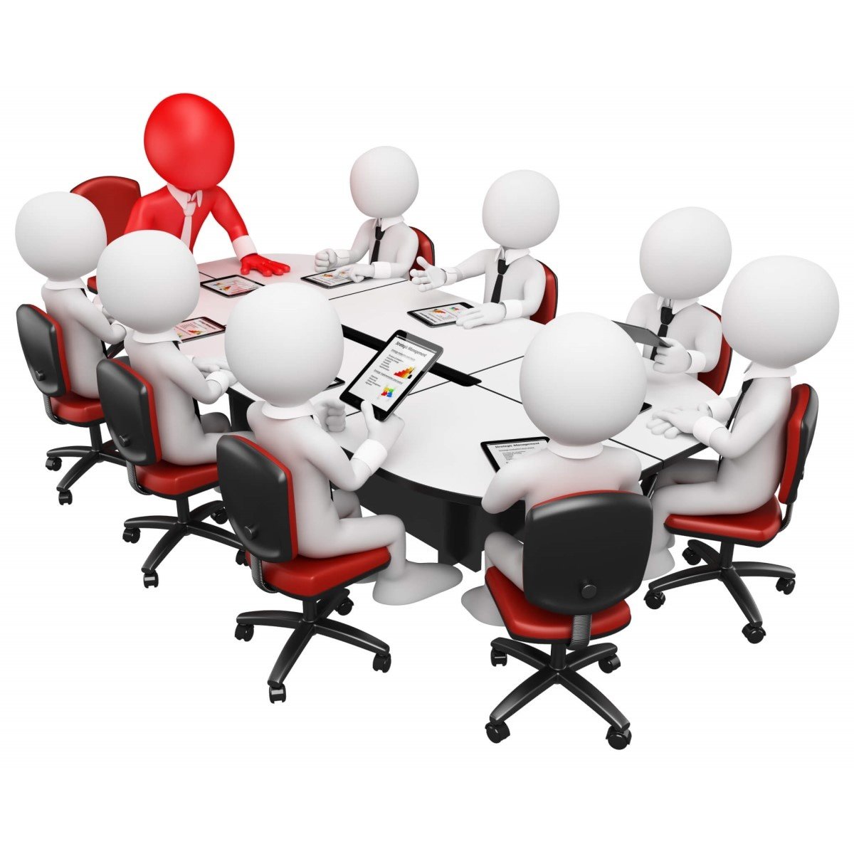 Совещание без фона