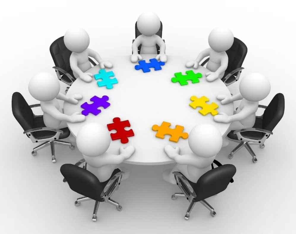 Совещание человечки