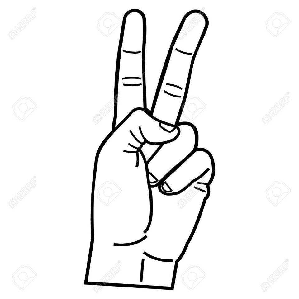 Пальцы раскраска