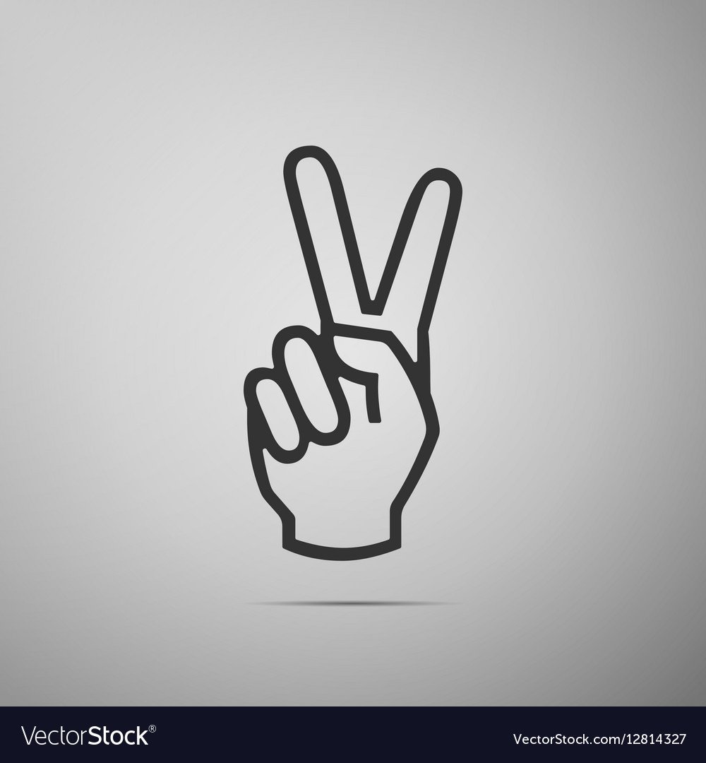 Знак Победы рукой