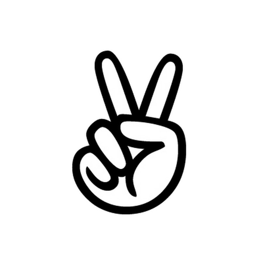 Знак Победы пальцами