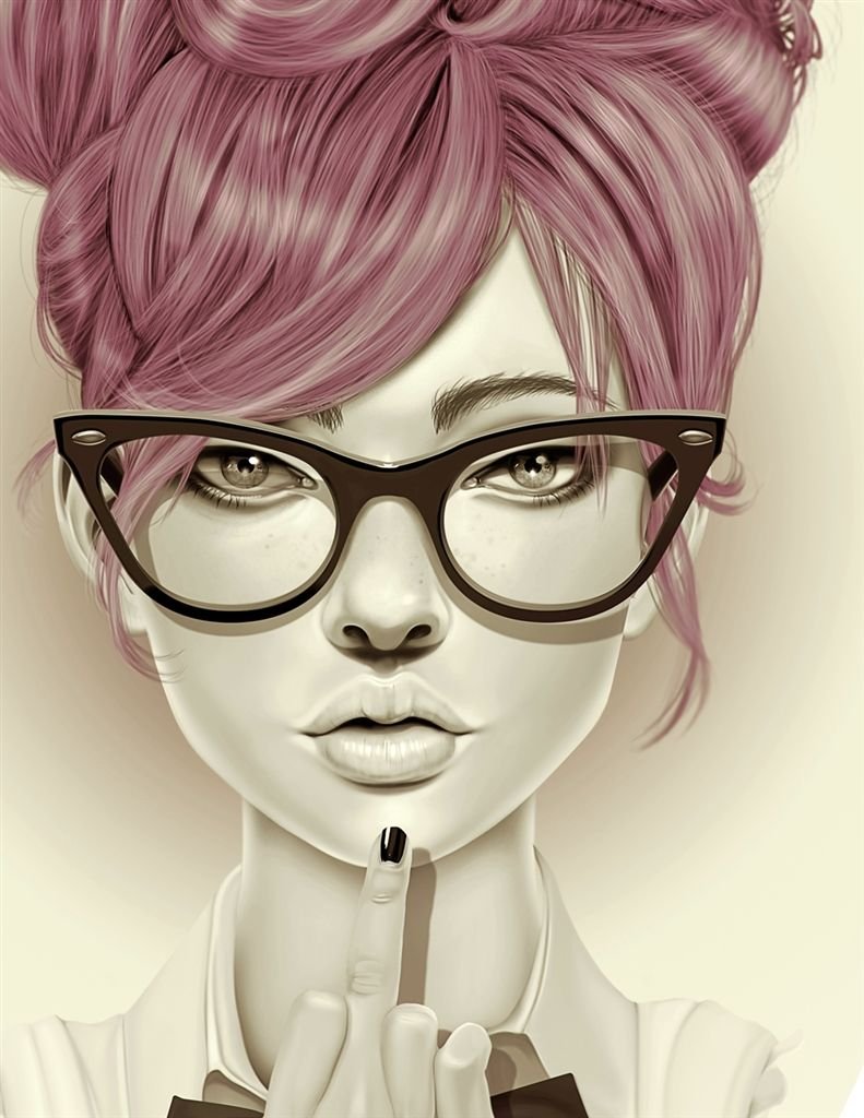 Обезьянка в очках