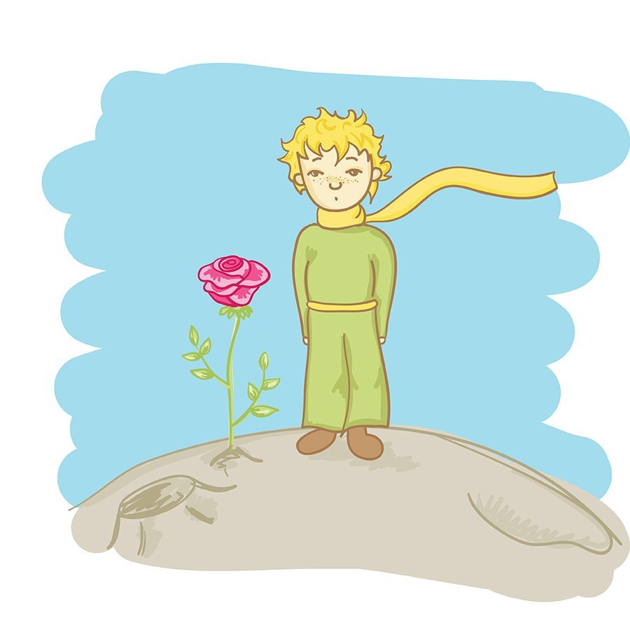 Маленький принц иллюстрации лёгкие