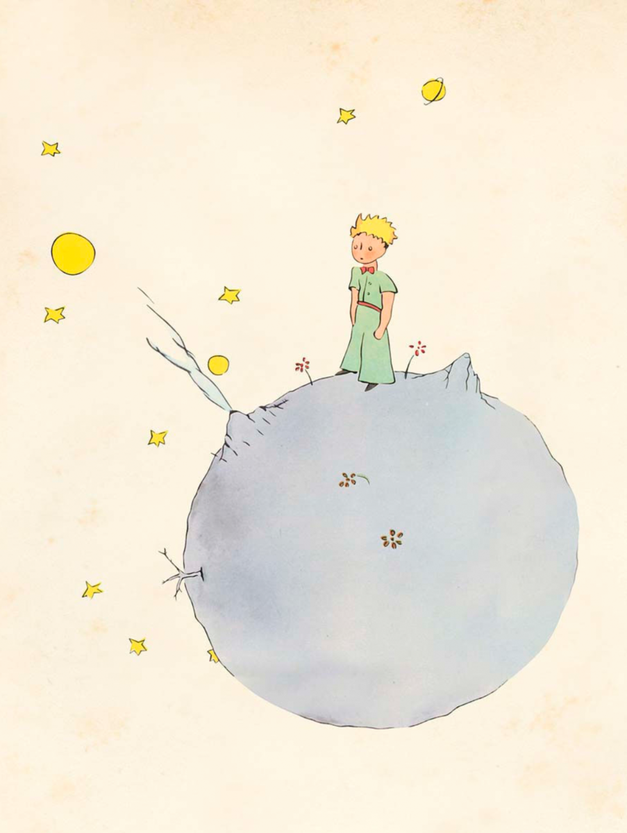 Рисунки маленький принц Экзюпери из книги