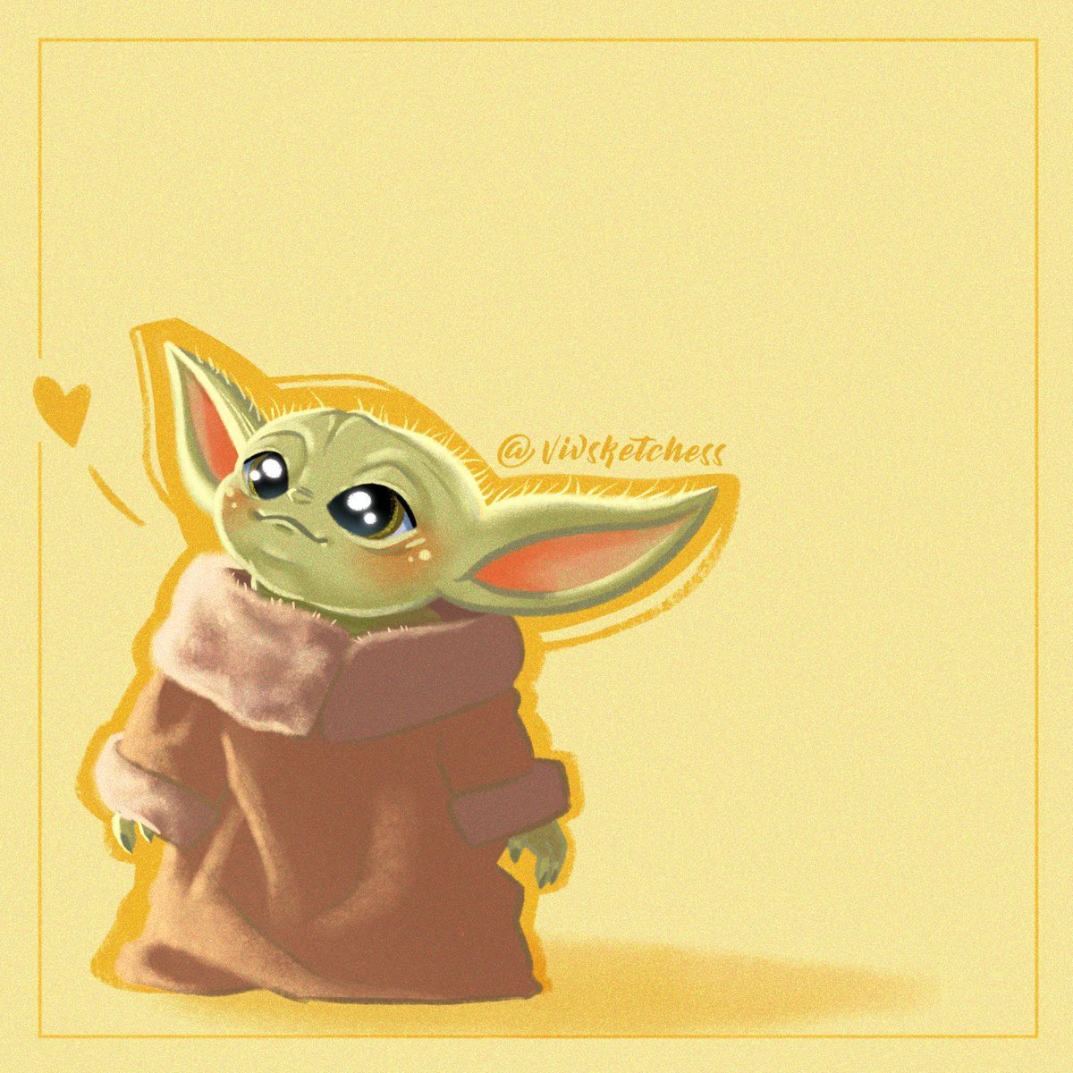 Art Star Wars Бэйби йода