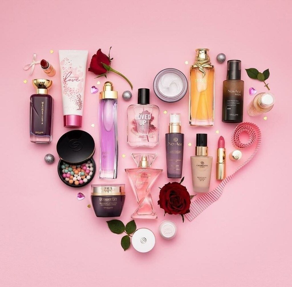 Косметика и парфюмерия коллаж