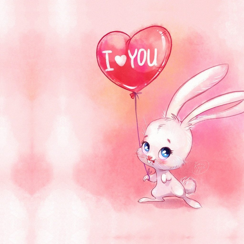 Зайчик с сердечком