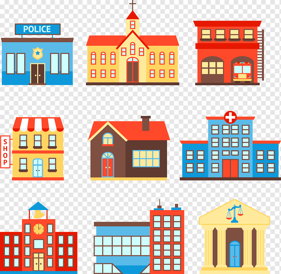 Городские здания для садика