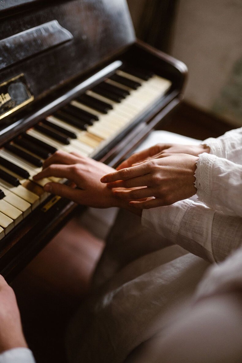 Эстетика фортепиано и руки