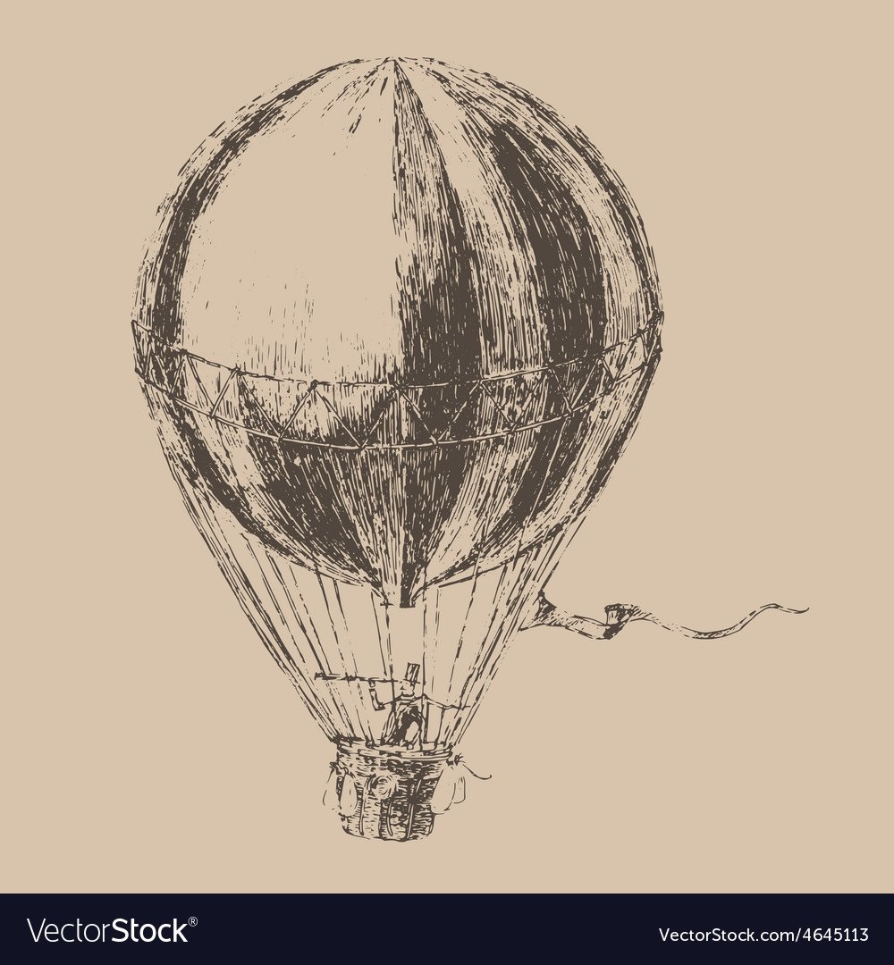 Воздушный шар вектор