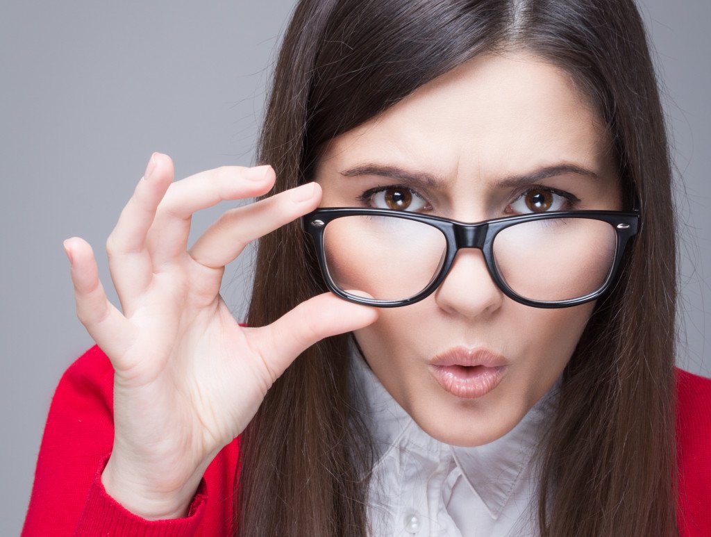 Девушка удивление