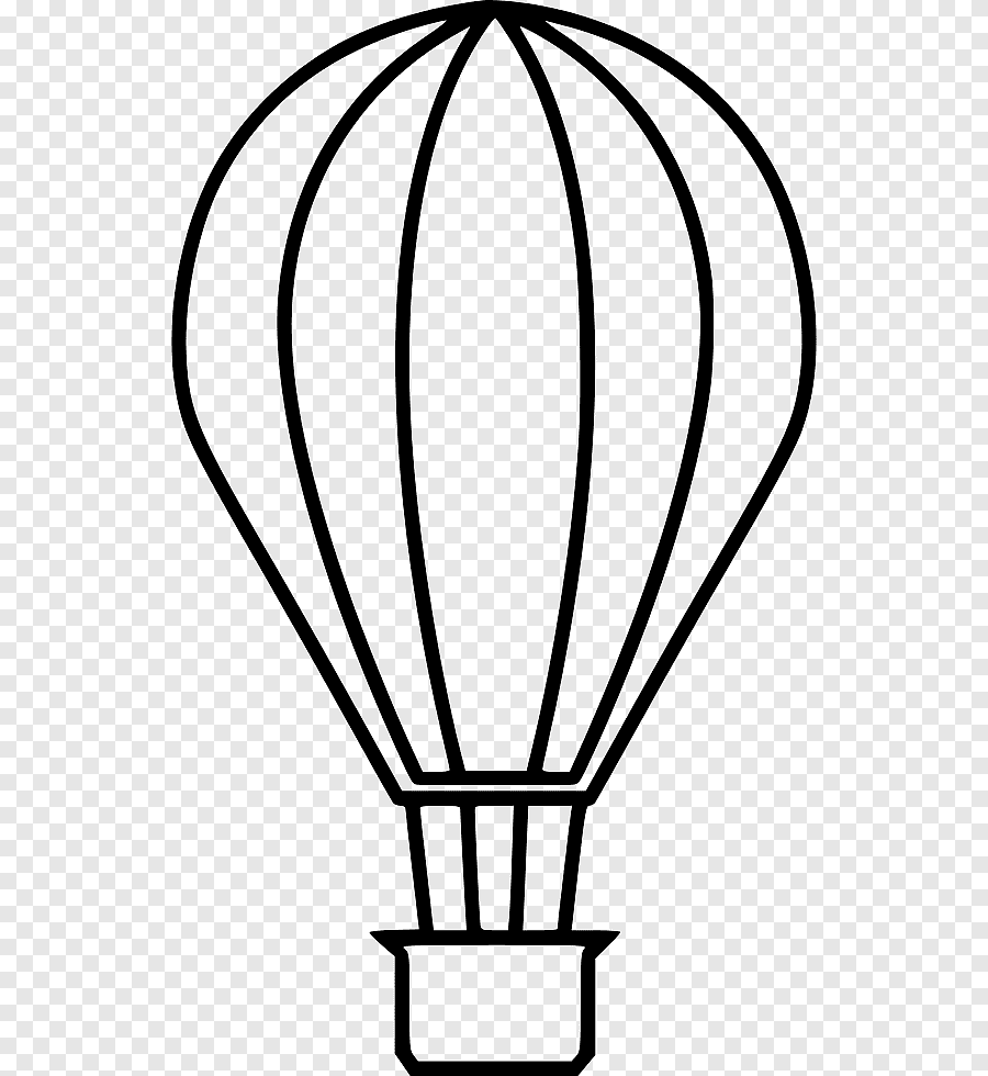 Воздушный шар схематично