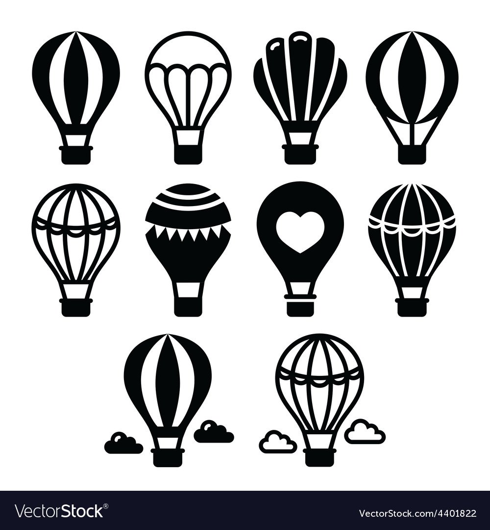 Воздушный шар скетч