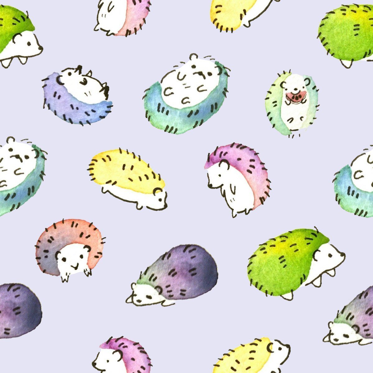 Кавайные ежики