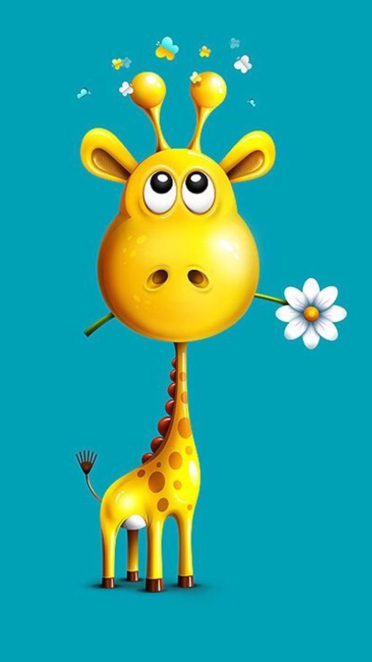 Жираф с воздушным шариком