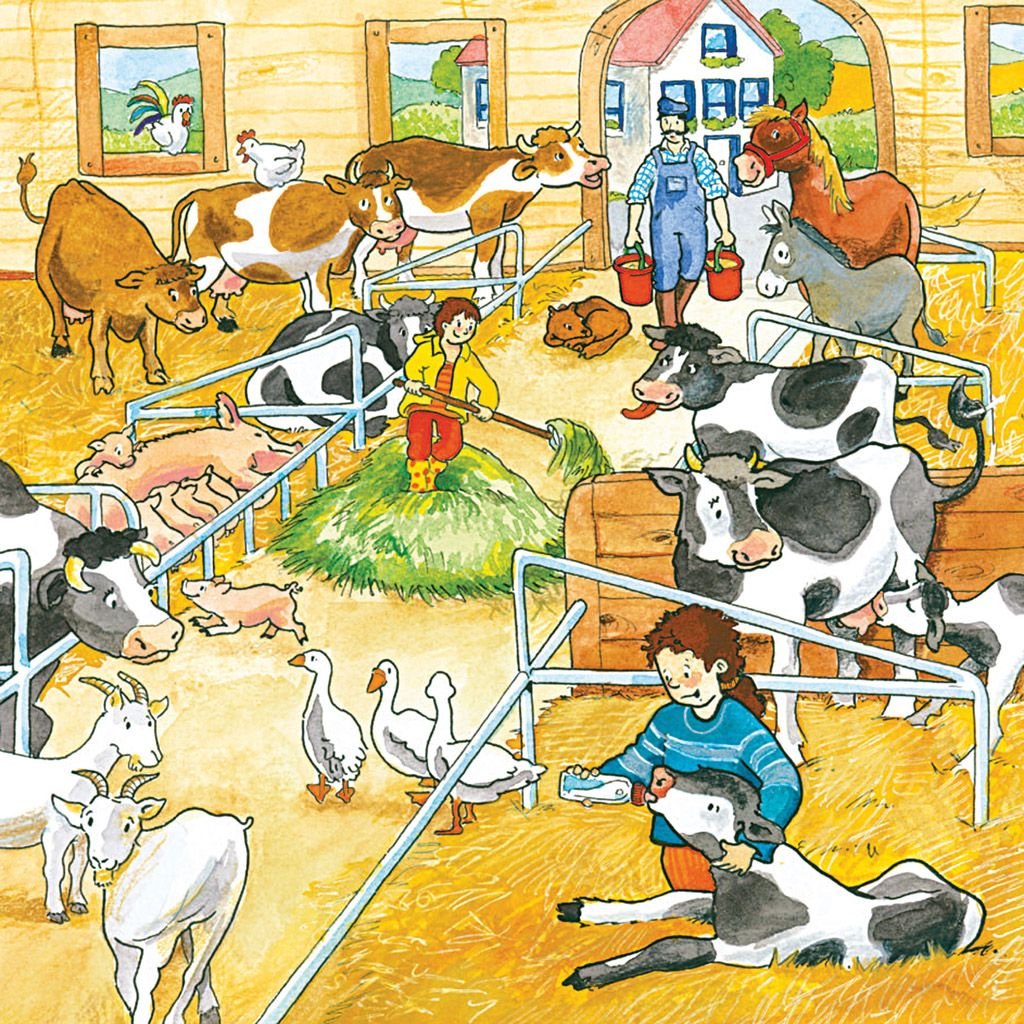 Девочка помогает маме