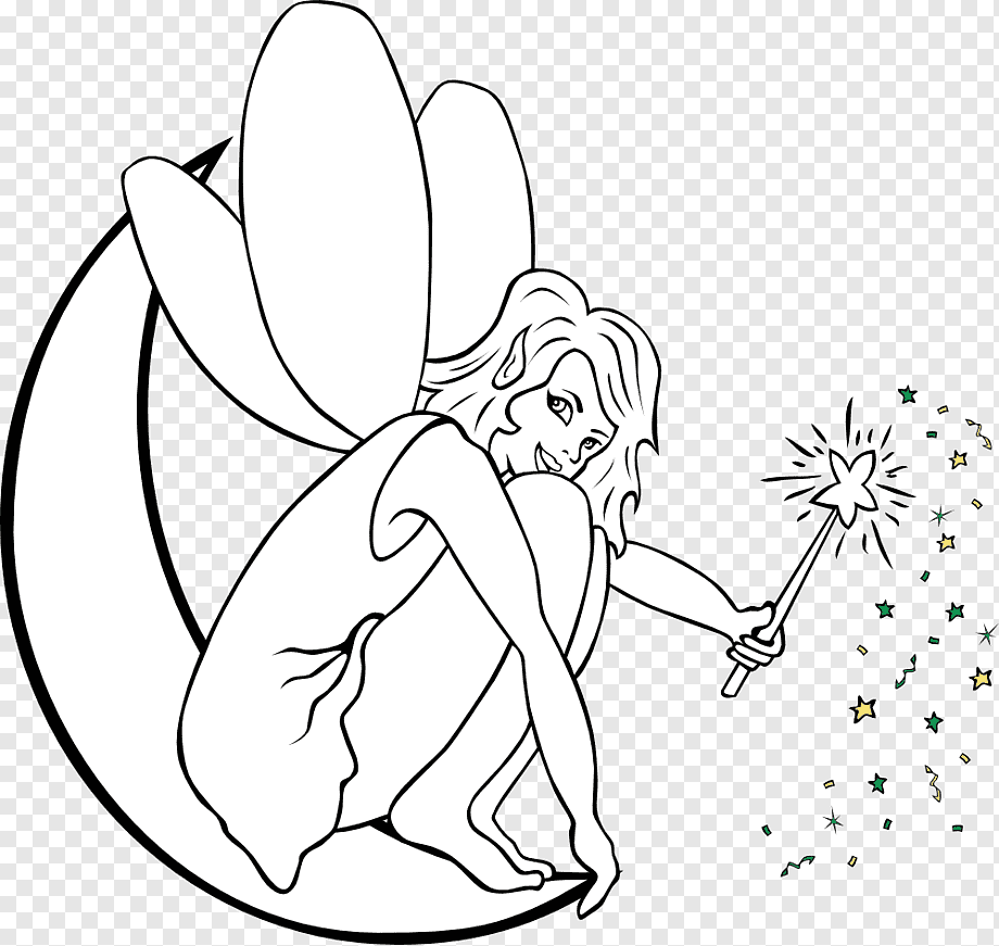 Раскраски для девочек феи