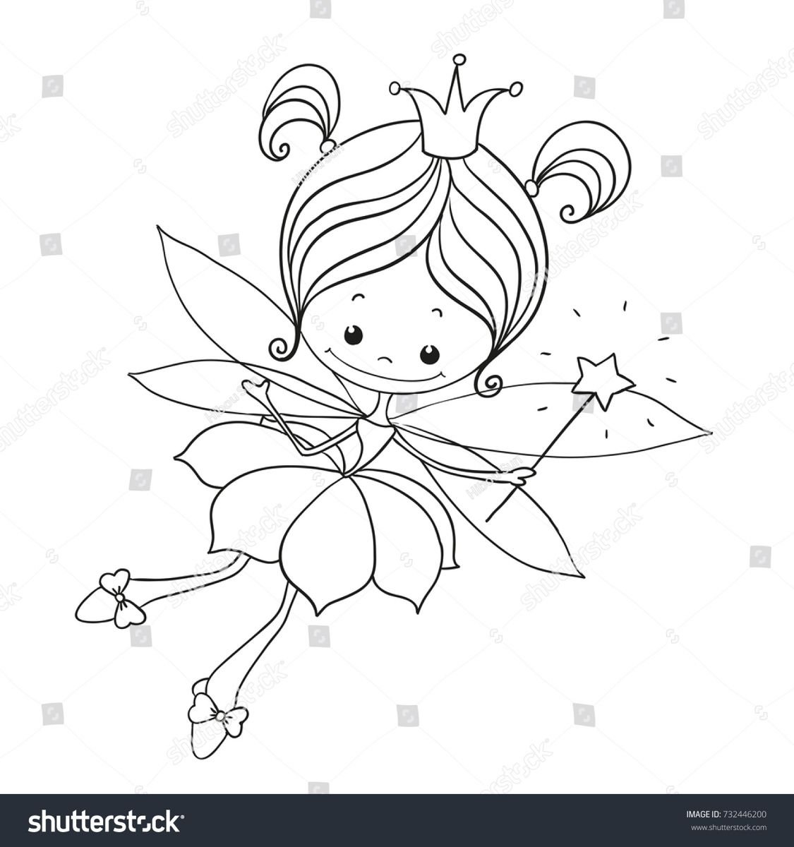 Фея рисунок карандашом для детей