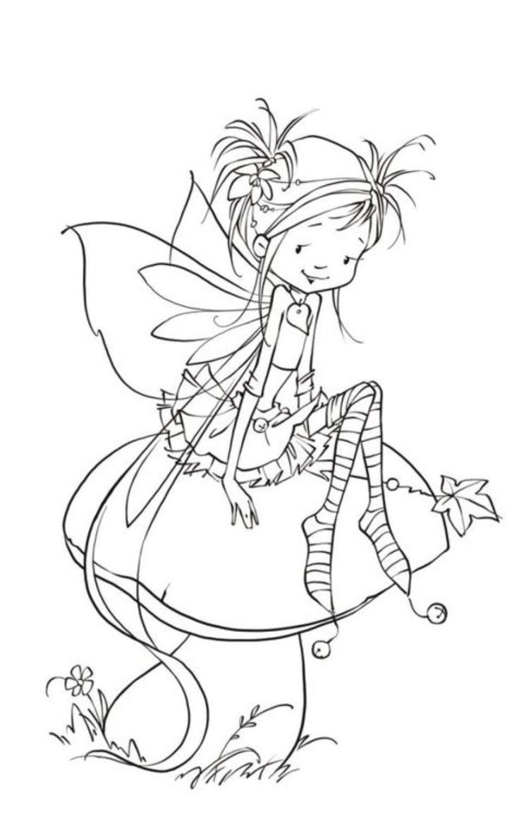 Раскраска Фея Незабудка