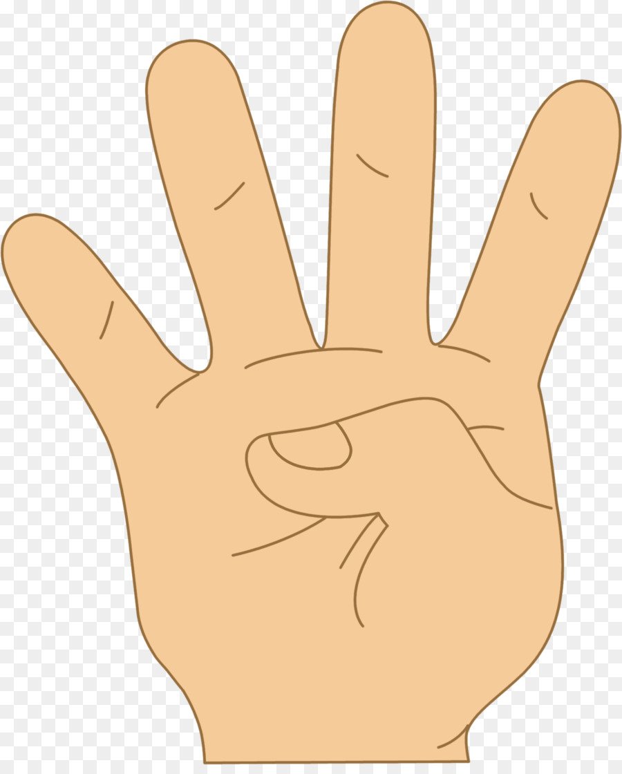 Ладонь с загнутым большим пальцем