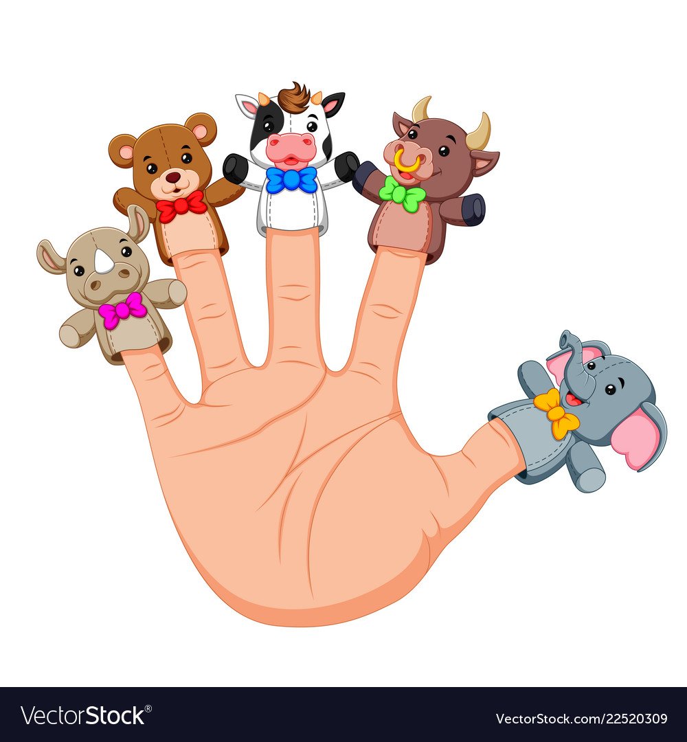 Рисунки театреные игрушек на пальцы