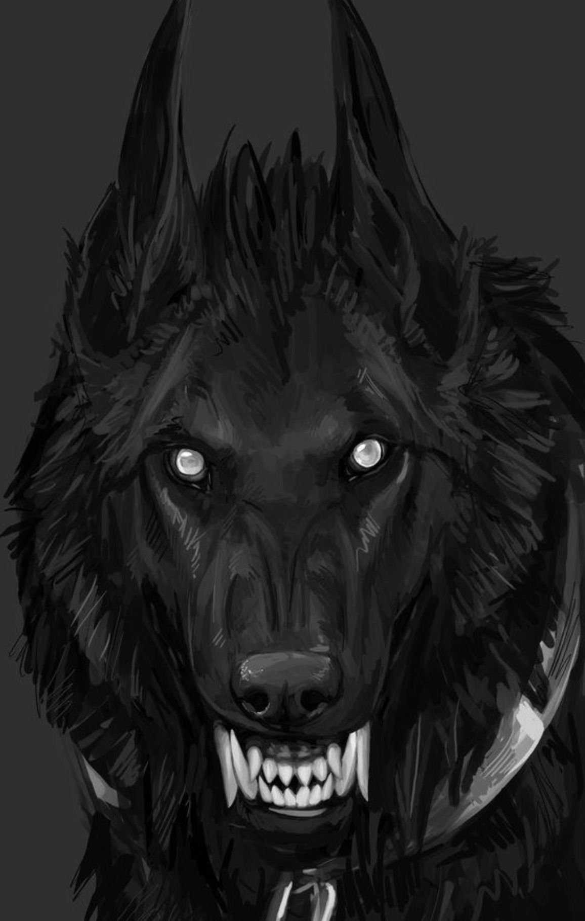 Блэк Вольф арт волка