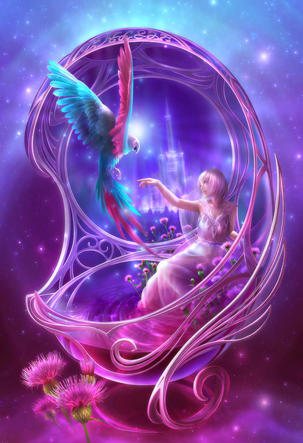 Картины фэнтези японской художницы Takaki