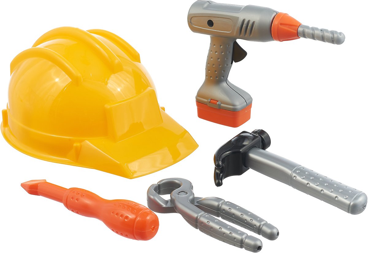 Молоток, гвозди, долото, отвёртка