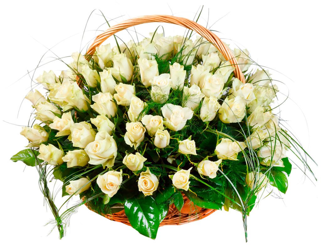 Корзина роз
