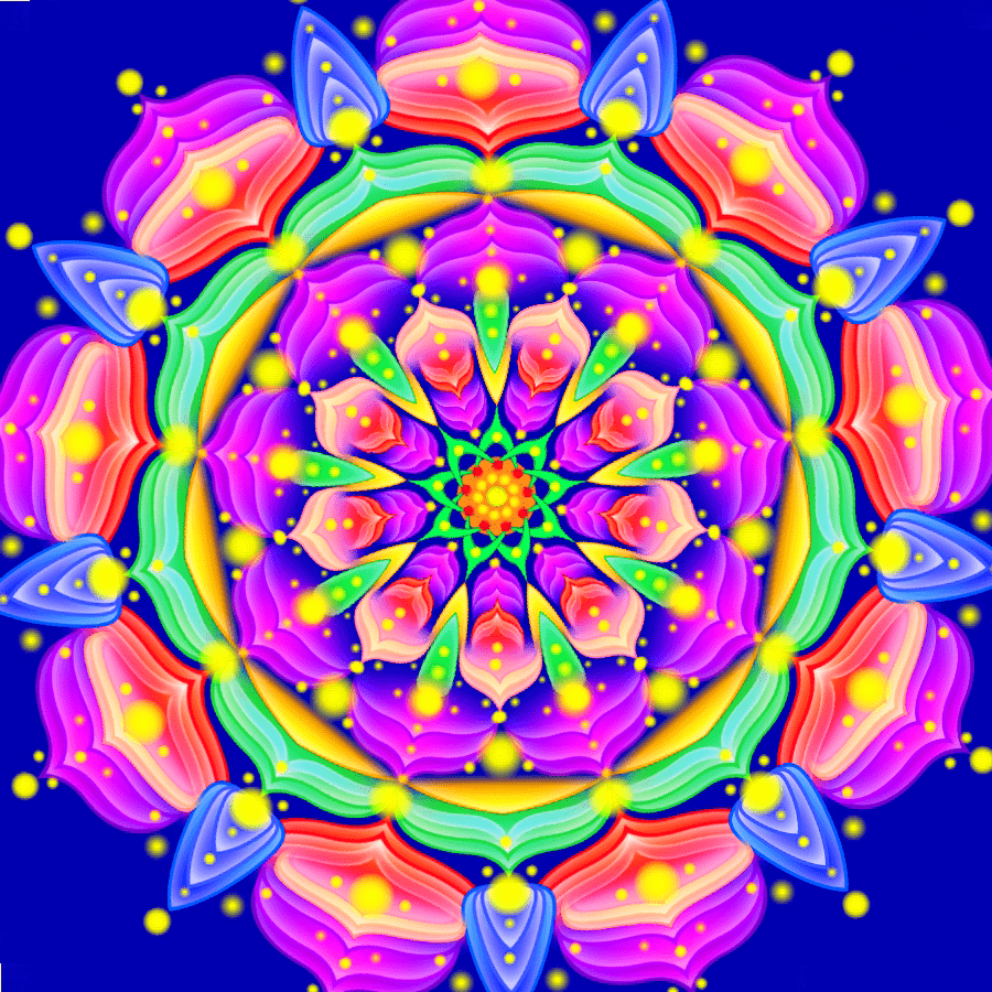 Точечная Мандала энергия денежного потока