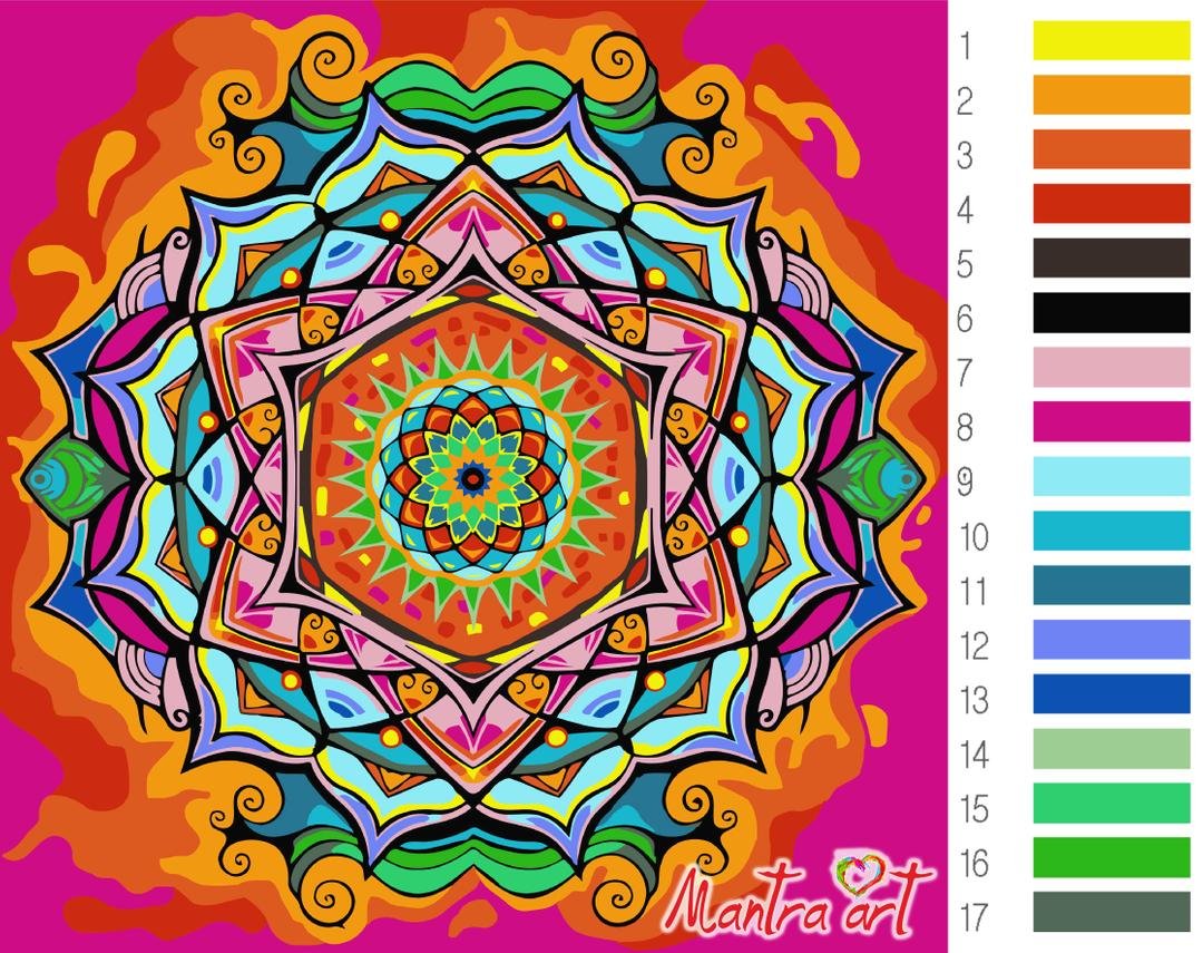 Мандала любви и счастья