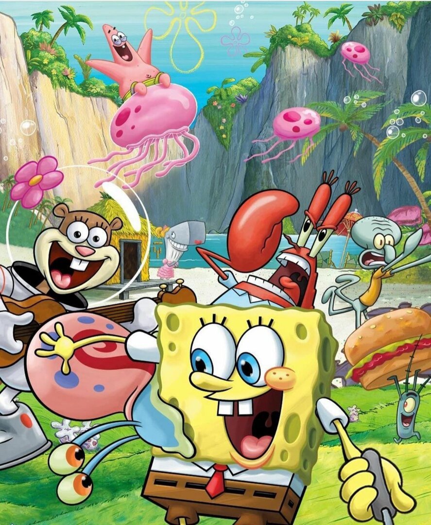 Канал Никелодеон губка Боб квадратные штаны