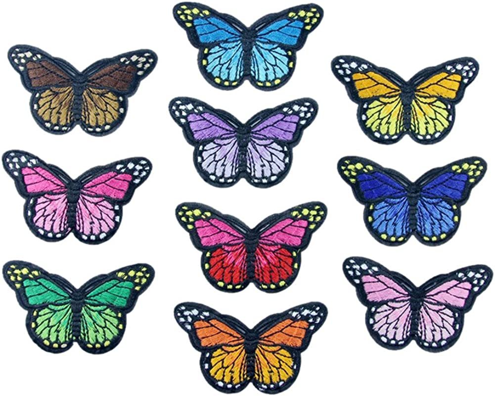 Бабочки для аппликации цветные