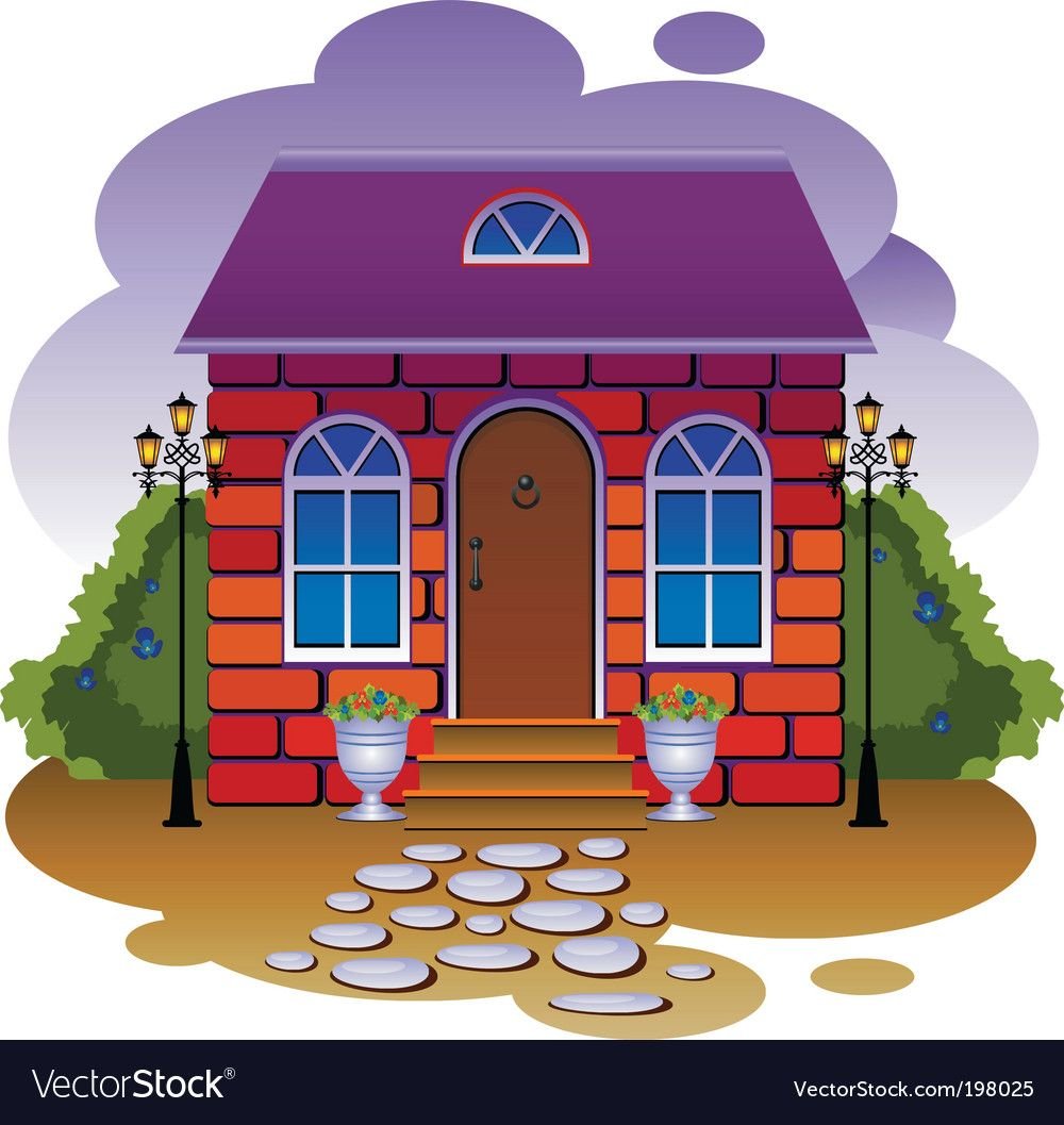 Домик с круглым окном для детей