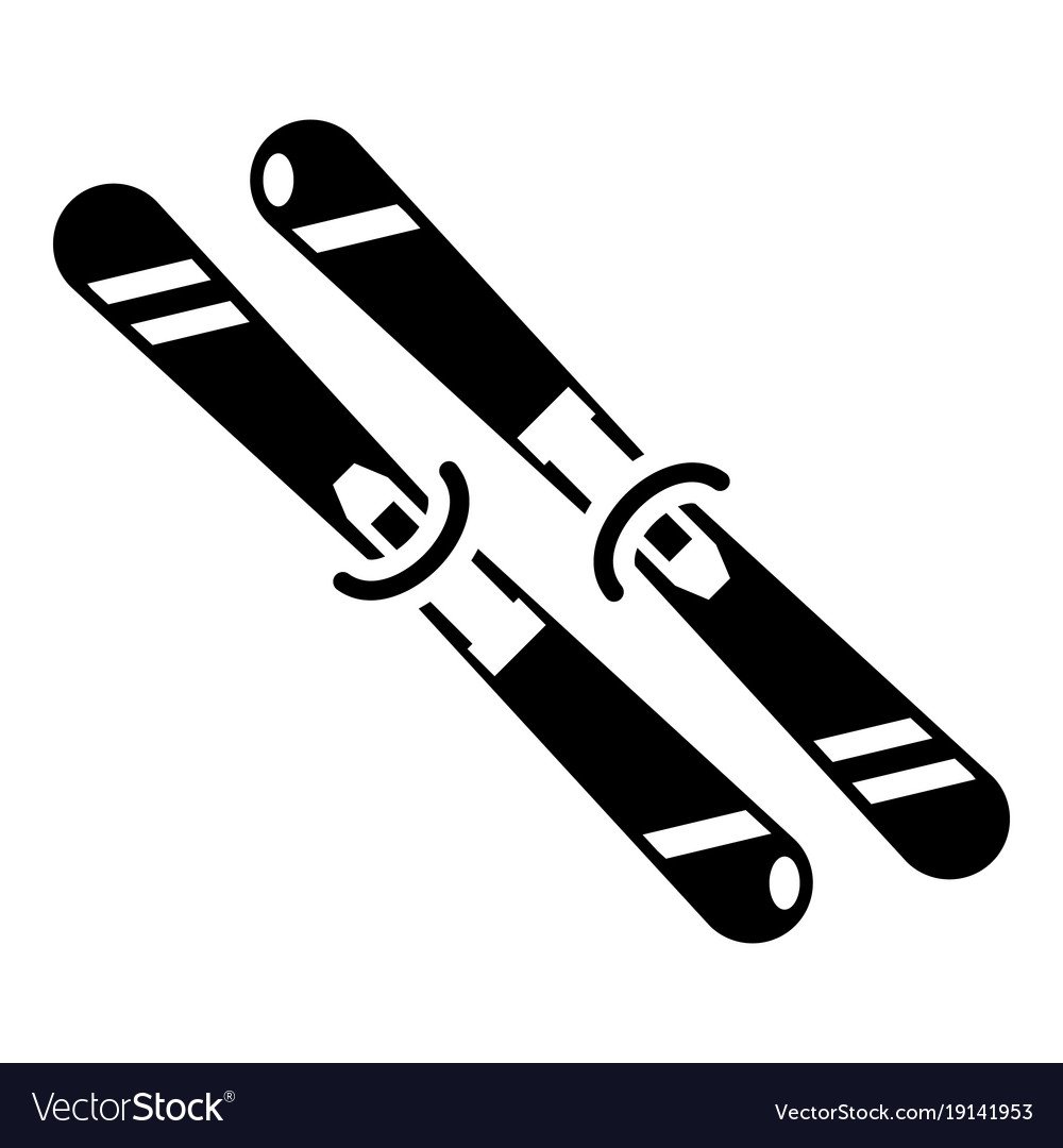 Горные лыжи пиктограмма