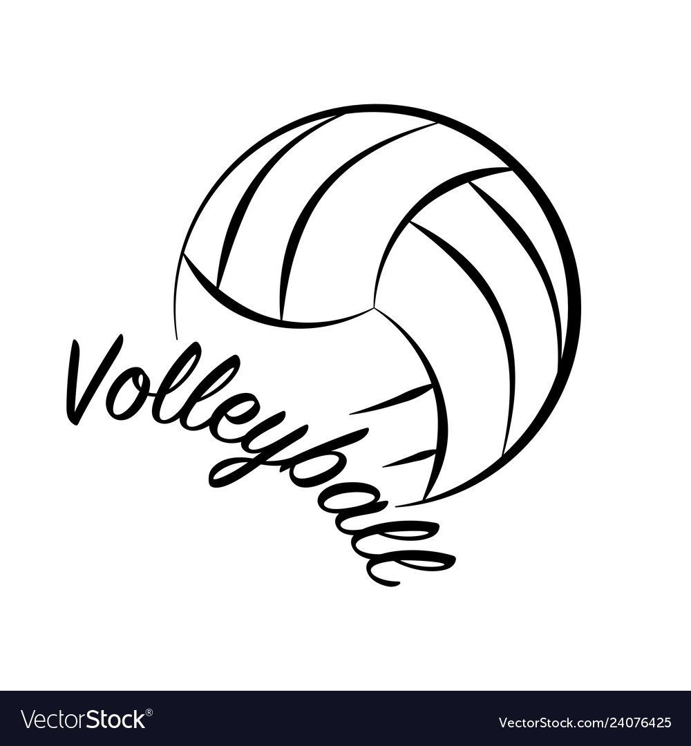 Волейбол волейбольный мяч вектор