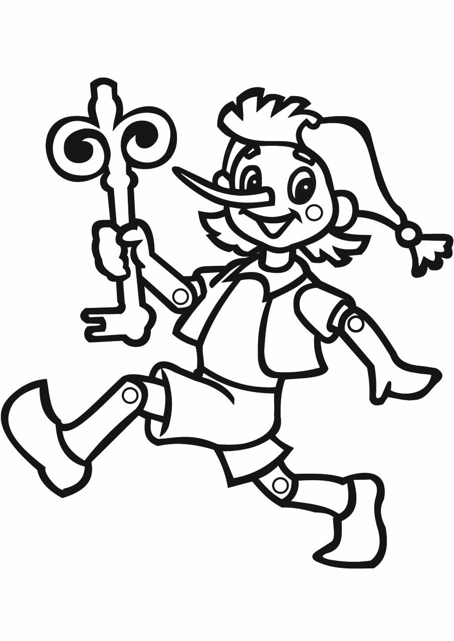 Детские раскраски Буратино