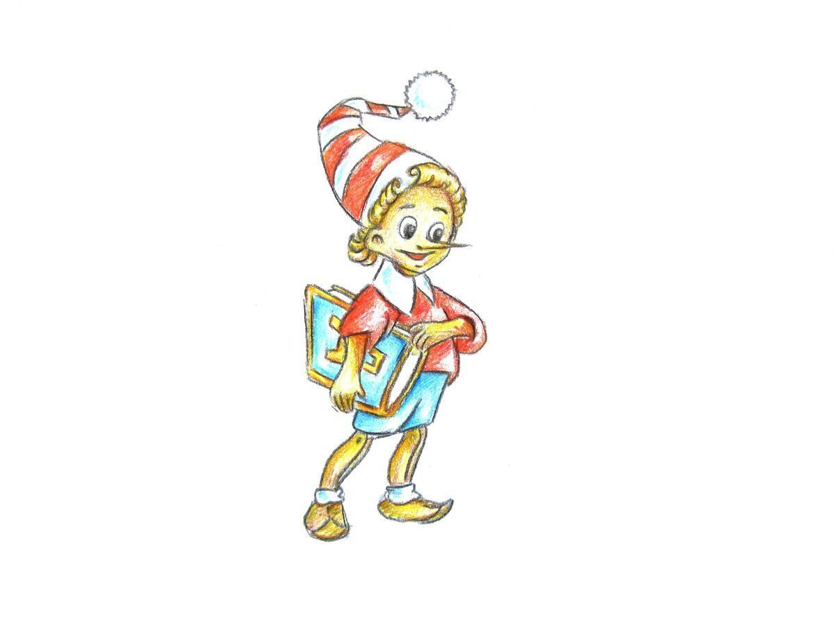 Сказочные персонажи Буратино