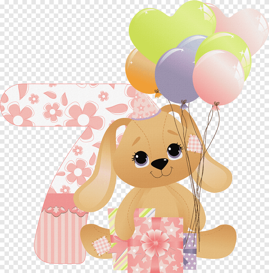 С 7 месяцами девочке