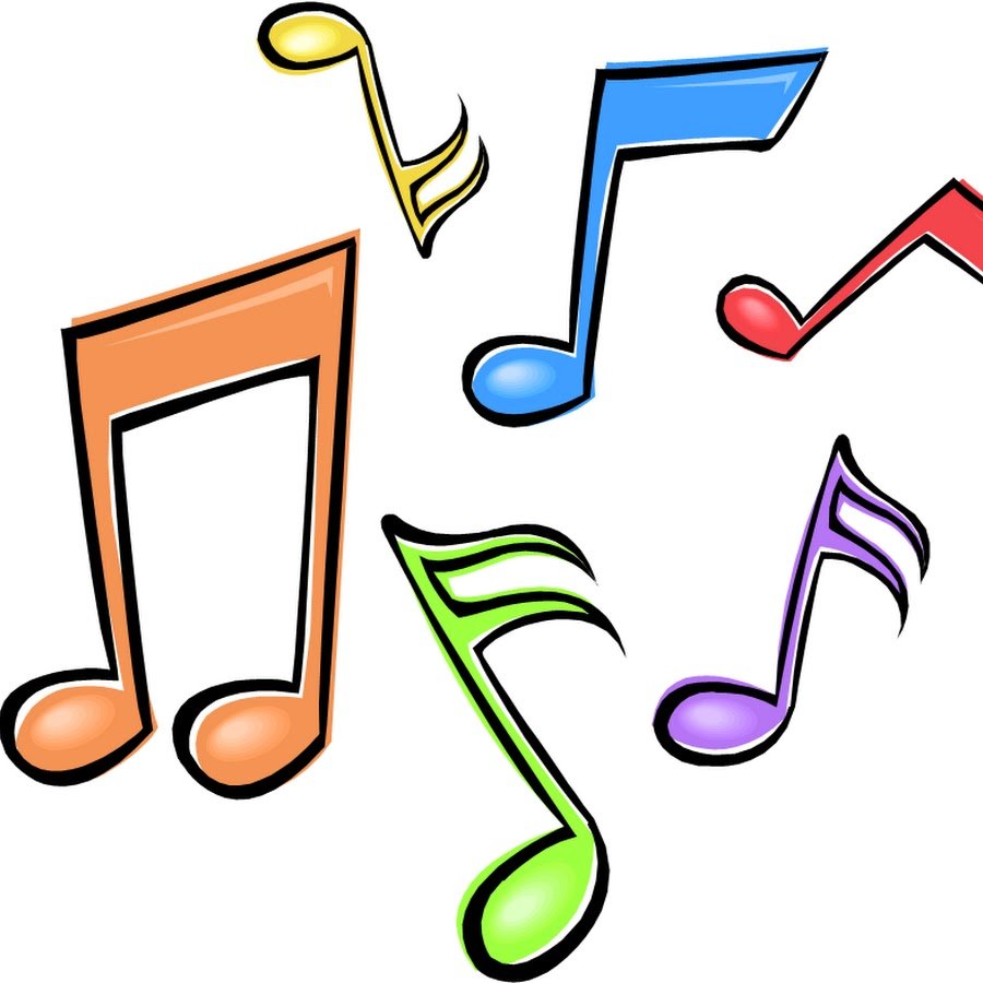 Нотки на прозрачном фоне