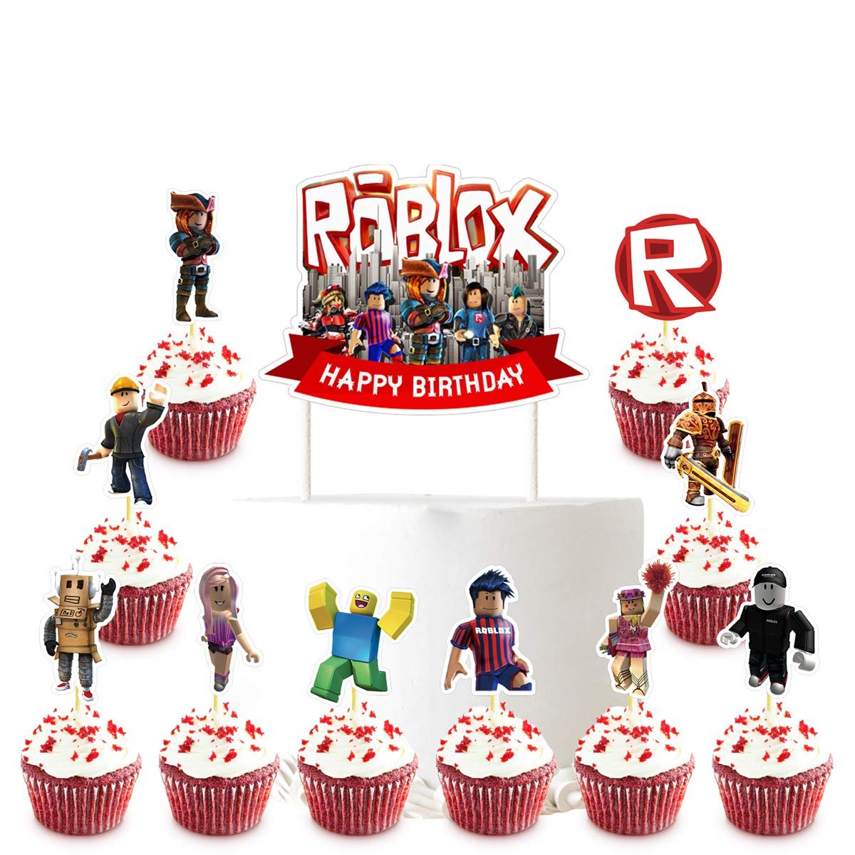 Капкейки РОБЛОКС на день рождения