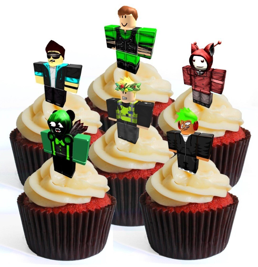 Капкейки РОБЛОКС для мальчиков