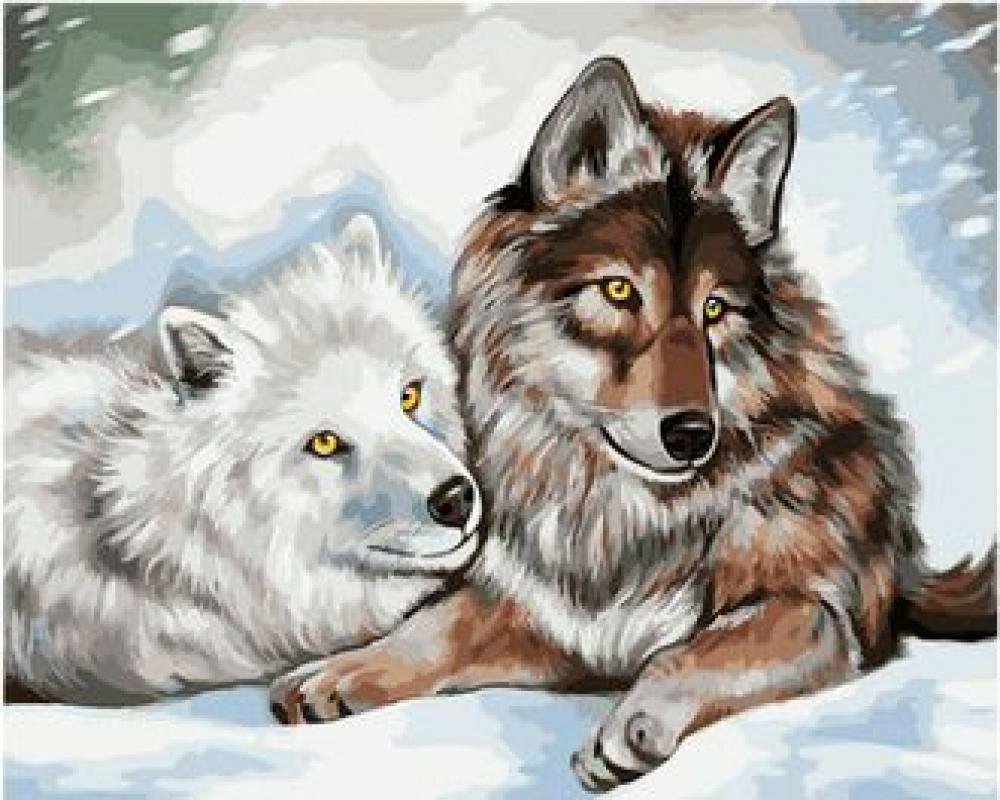 Картина пара Волков