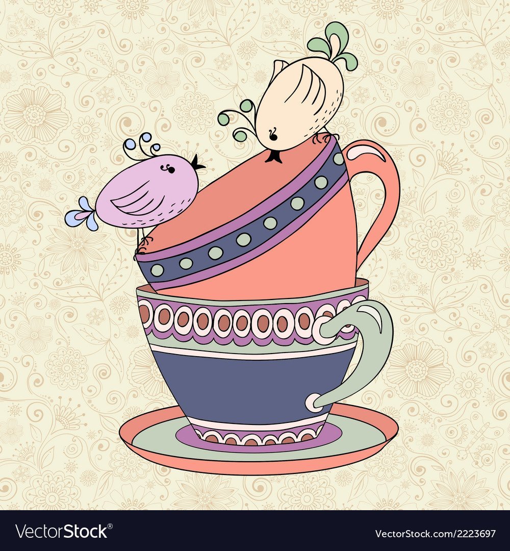 Приглашение на чаепитие коллег