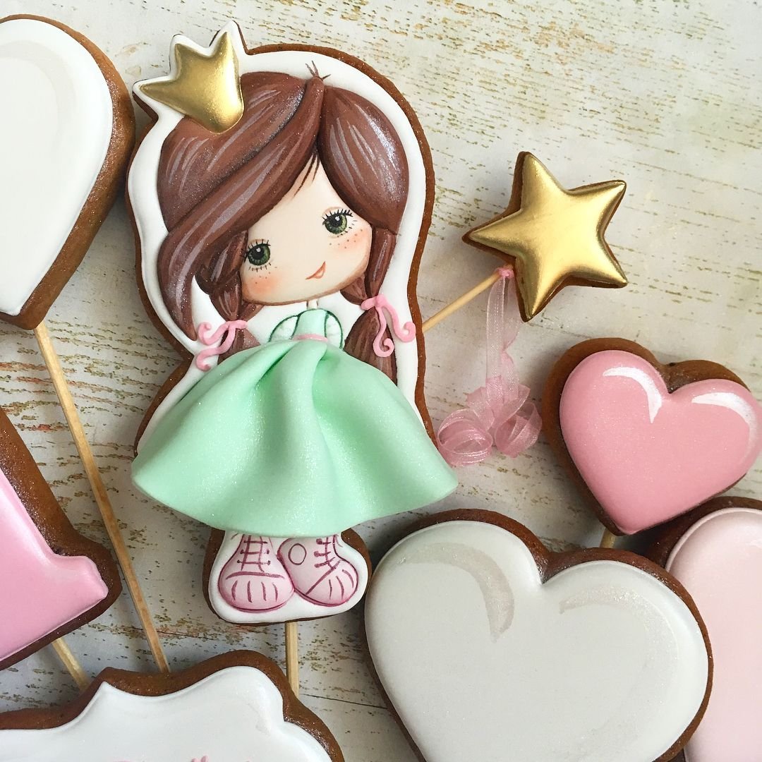 Имбирные пряники для девочки