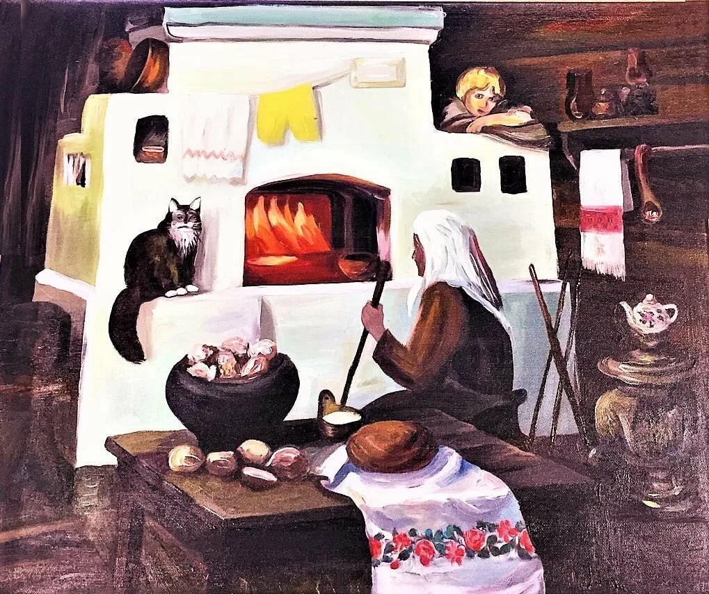 Коты греются