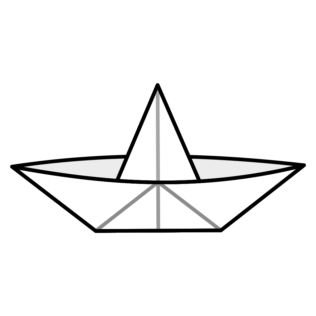 Трафарет "кораблик"